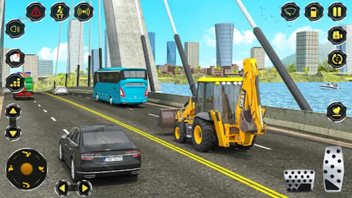 Real JCB Backhoe Loader Game android App screenshot 3